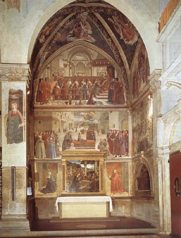 Domenico Ghirlandaio family chapel of the Sassetti oil painting picture